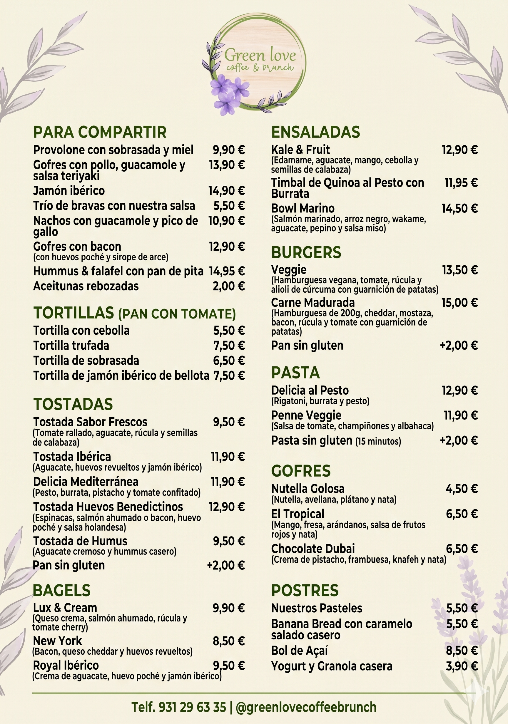 Carta de Comida