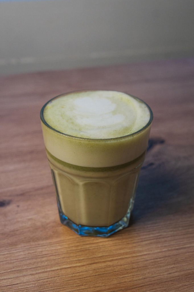 Matcha latte de especialidad